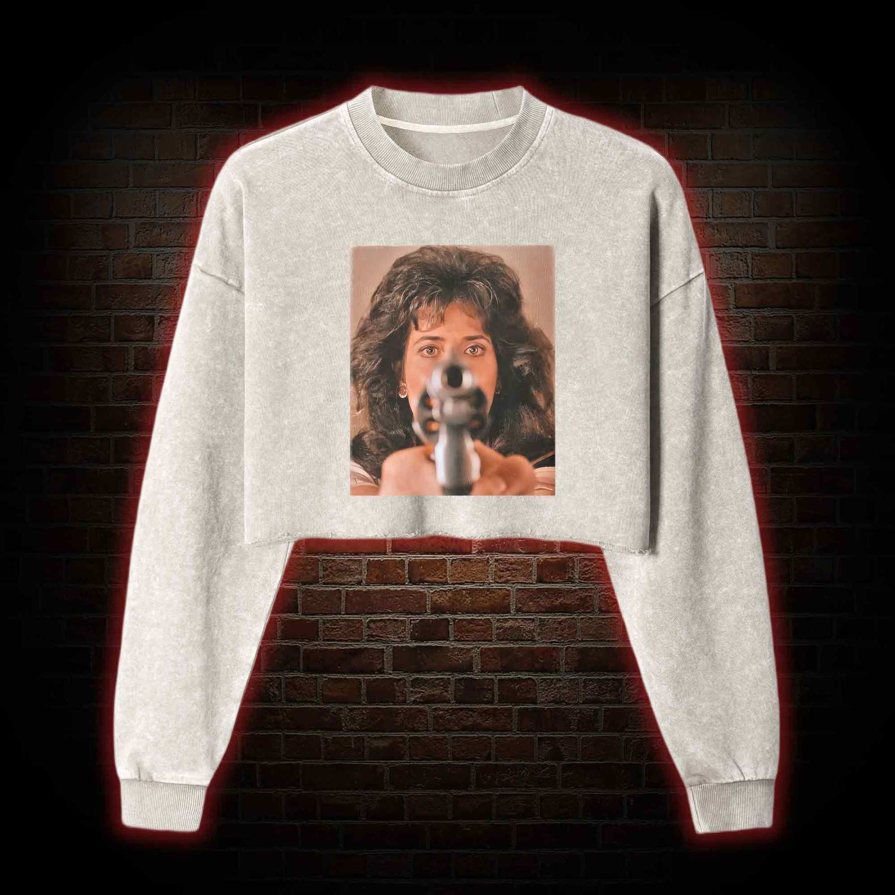 What's this Washed Cropped Sweatshirts