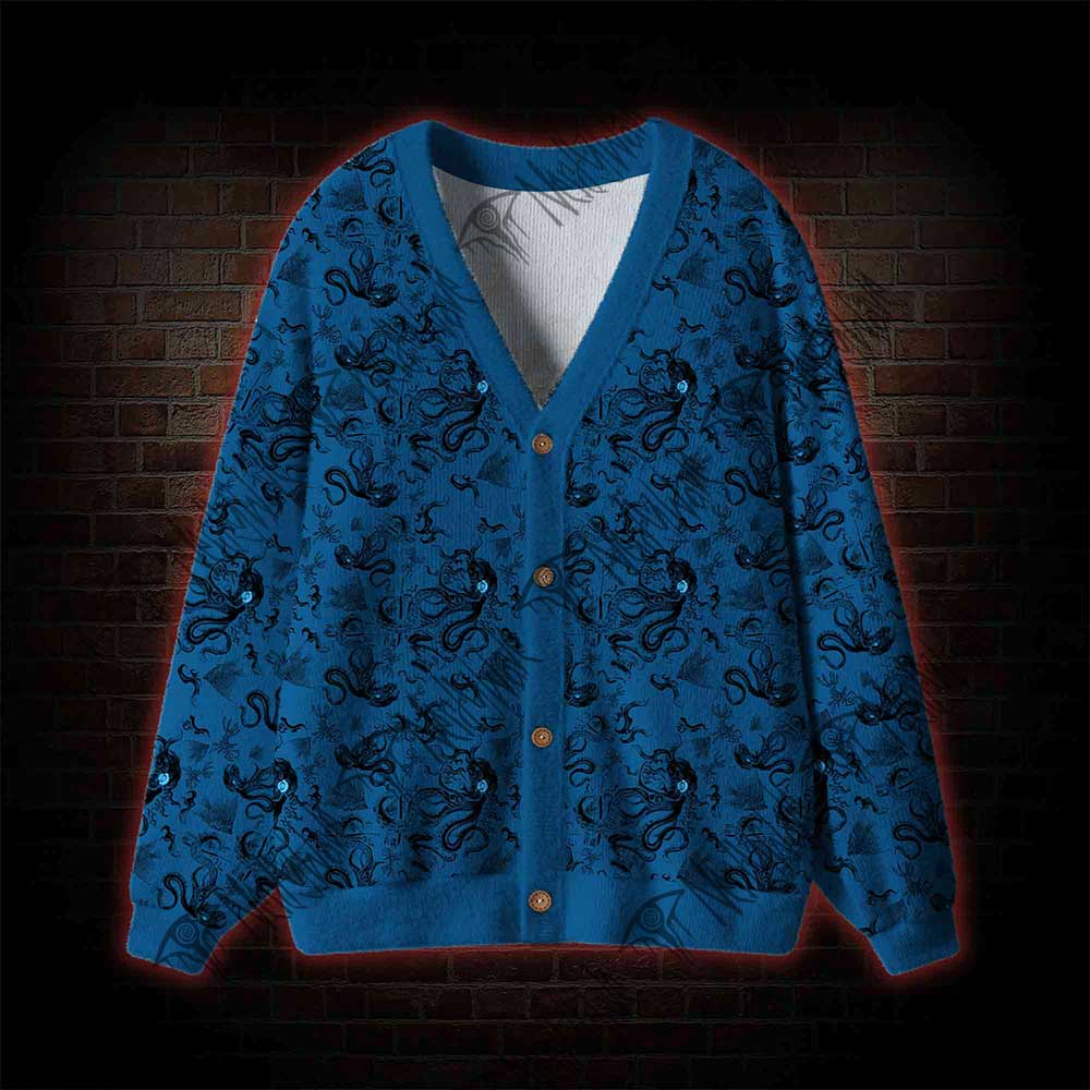 Deep Sea Monster Cardigan Sweater