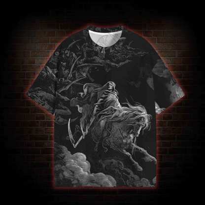 Death on the Pale Horse All Over Print T-shirt