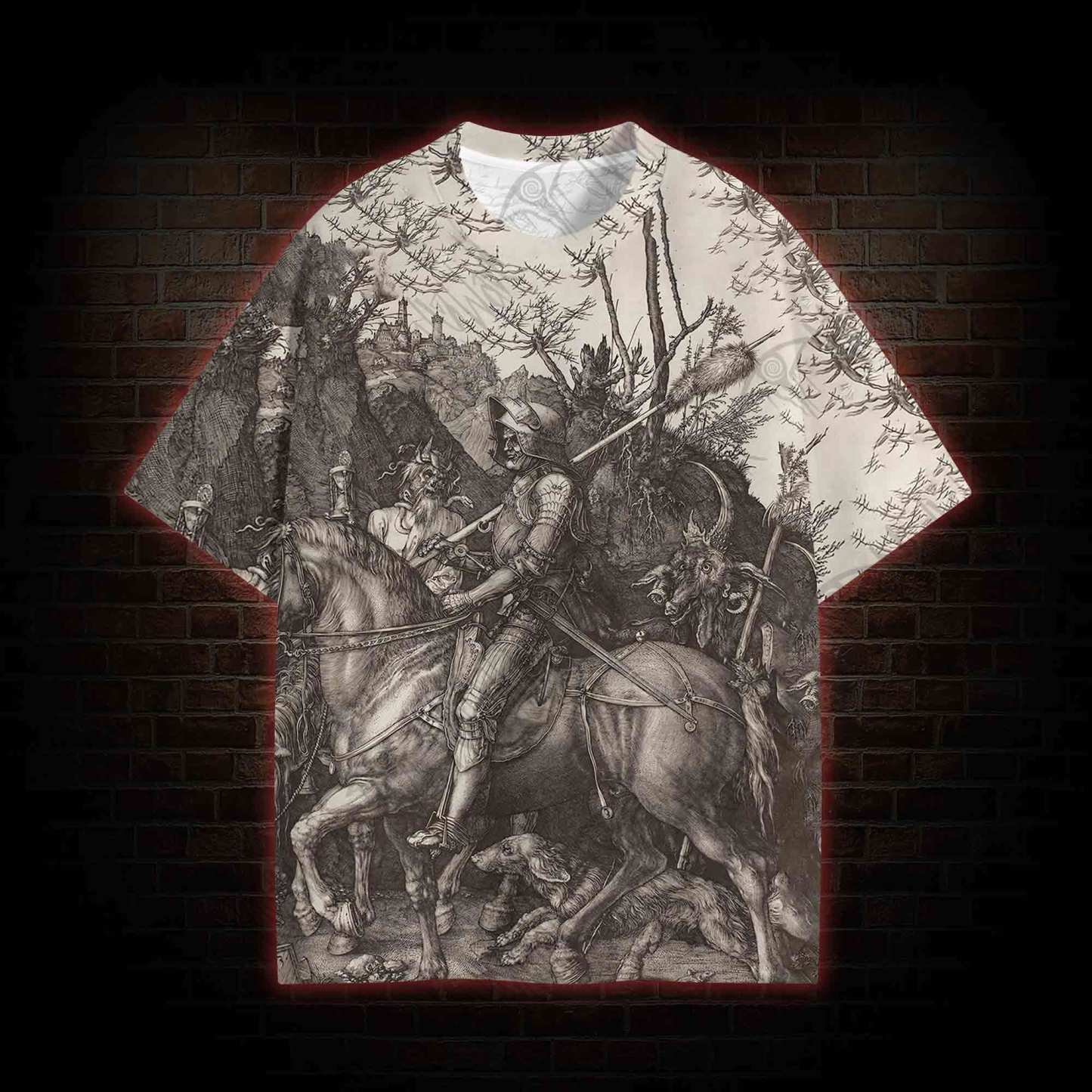 Medieval Knights All Over Print T-shirt