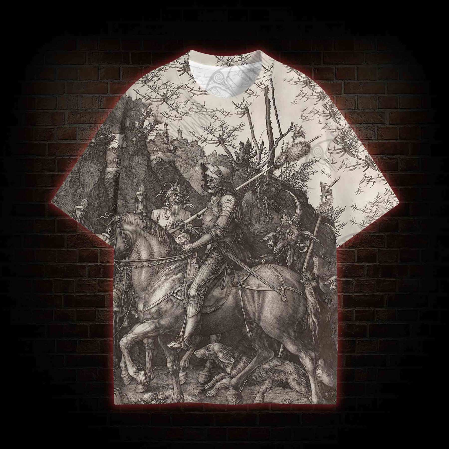 Medieval Knights All Over Print T-shirt