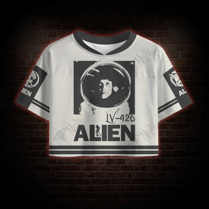 Retro Alien Crop Sports Jersey
