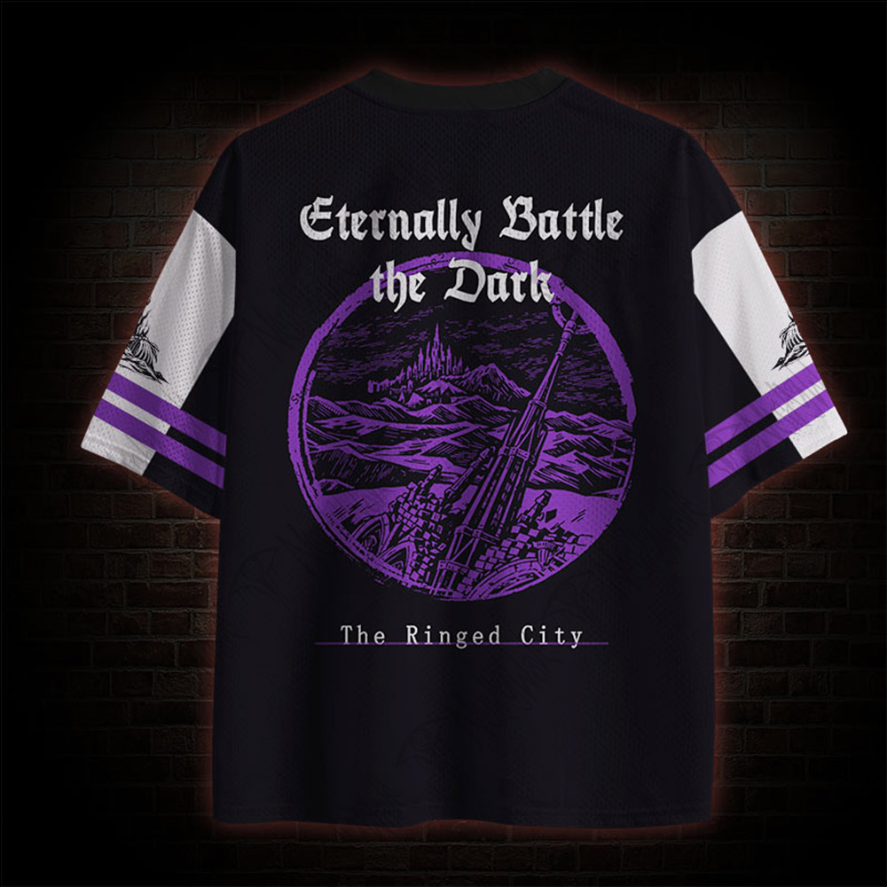 Perhaps Thou-st Beheld the Lone Dragon that Inhabiteth This City Mesh Jersey