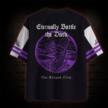 Perhaps Thou-st Beheld the Lone Dragon that Inhabiteth This City Mesh Jersey