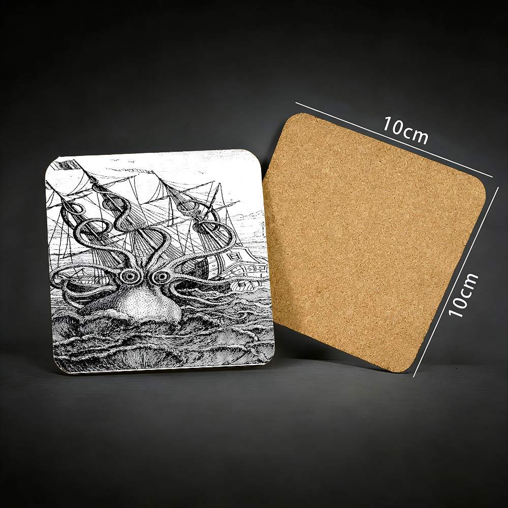 Giant Octopus Cork Coasters
