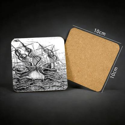 Giant Octopus Cork Coasters