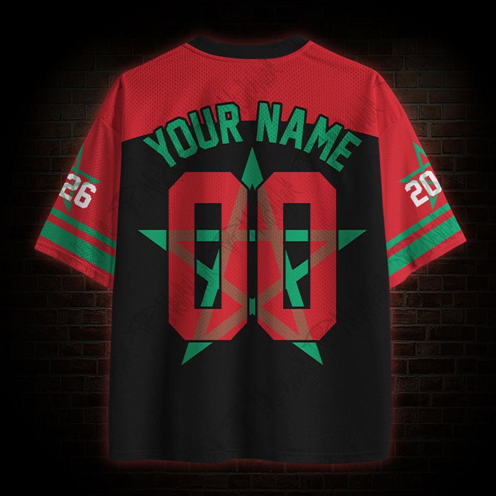 Personalized Morocco Atlas Lion Mesh Jersey