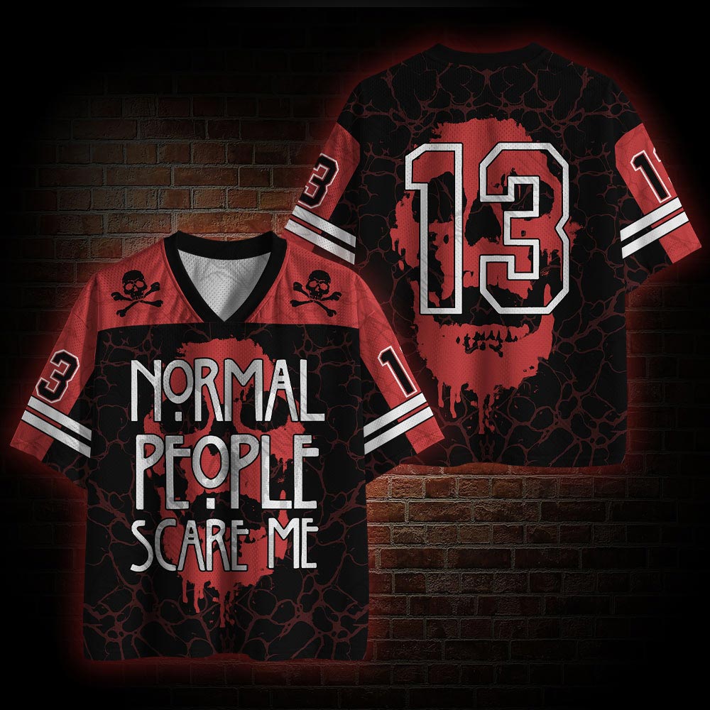 Normal People Scare Me Mesh Jersey