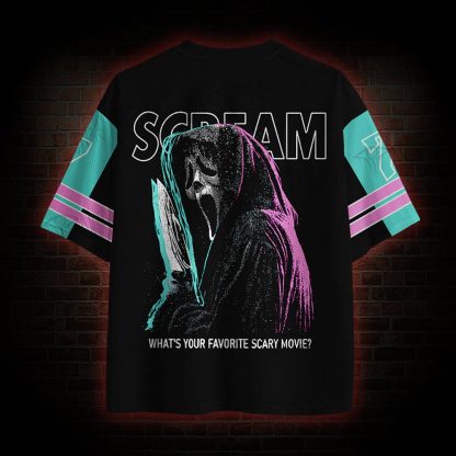 What's Your Favortie Scary Movie? Horror Mesh Jersey