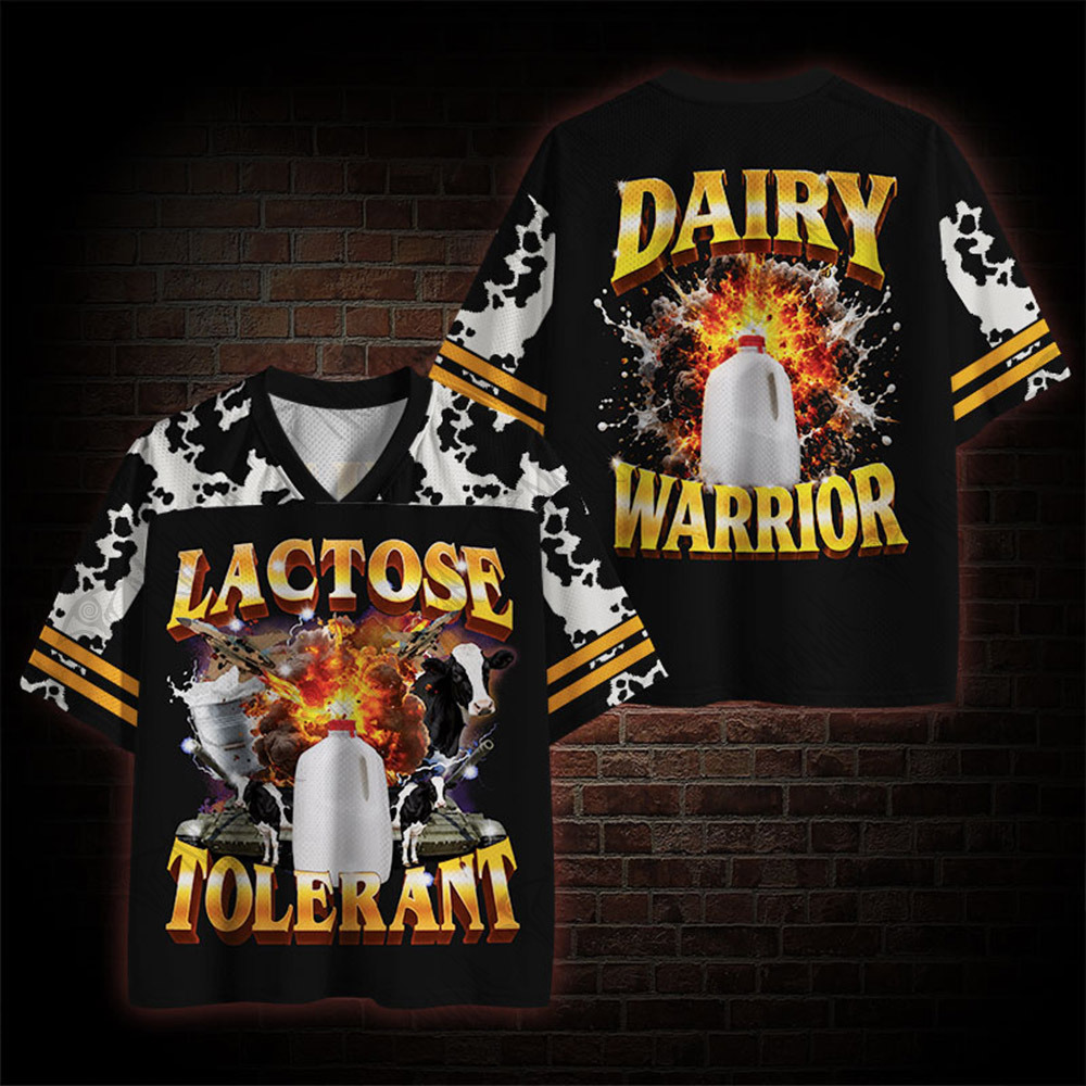 Lactose Tolerant Mesh Jersey