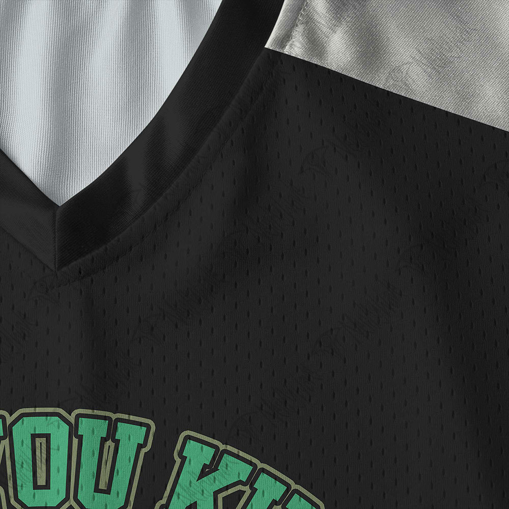 Would You Kindly V-Neck Long Sleeve Jersey