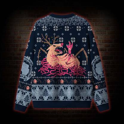 Man is The Warmest Place to Hide Ugly Sweatshirts