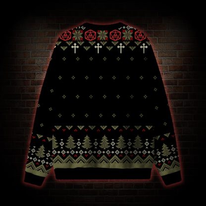 Jesus Saves Everyone Else Roll for Damage Ugly Sweatshirts