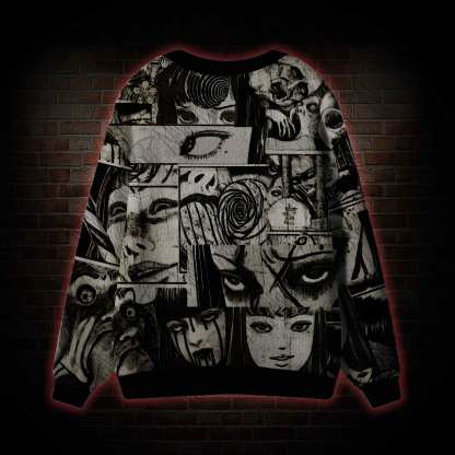 Eyes of Horror Cardigan Sweater