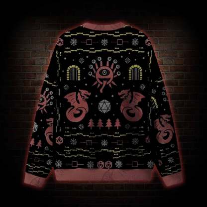 Dragon Christmas Ugly Sweatshirts