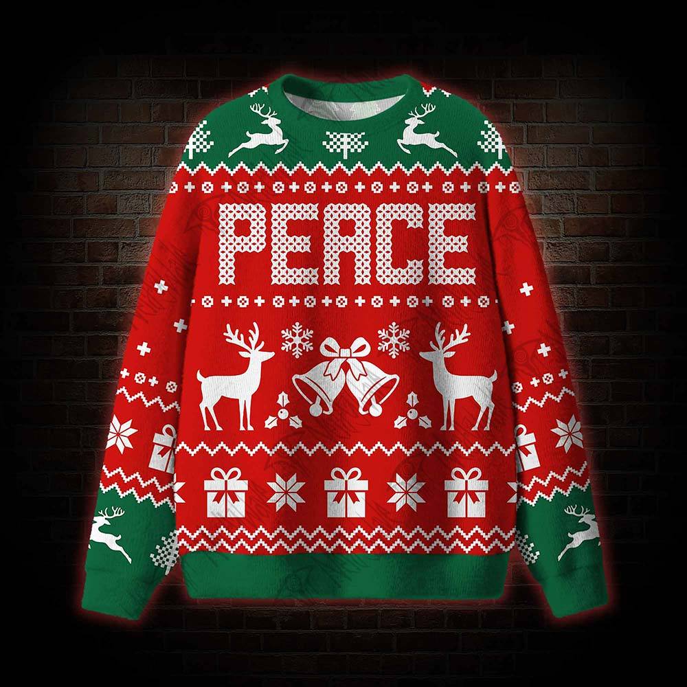 I Come in Peace Ugly Sweatshirts