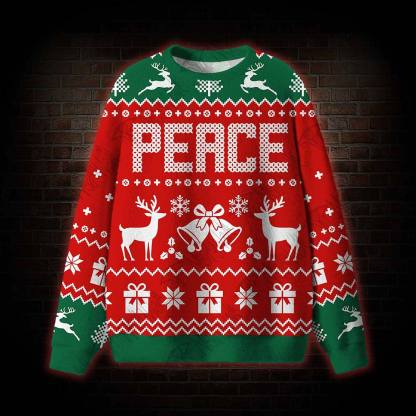 I Come in Peace Ugly Sweatshirts