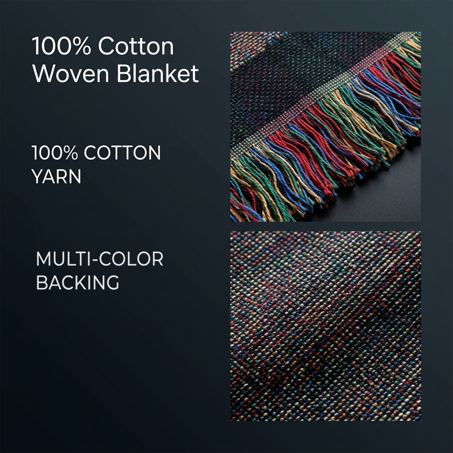 As above So Below Woven Throw Blanket