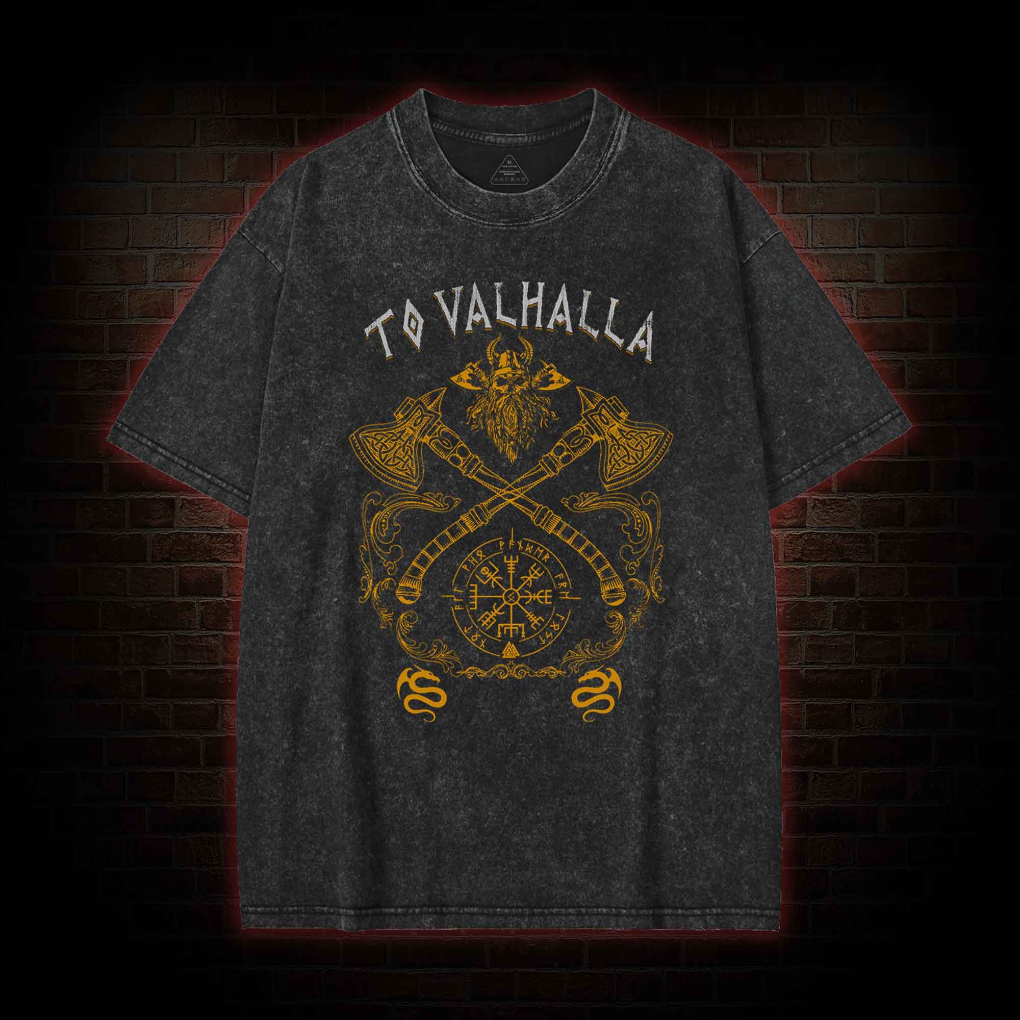 To Valhalla Washed T-shirt
