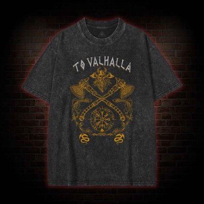 To Valhalla Washed T-shirt