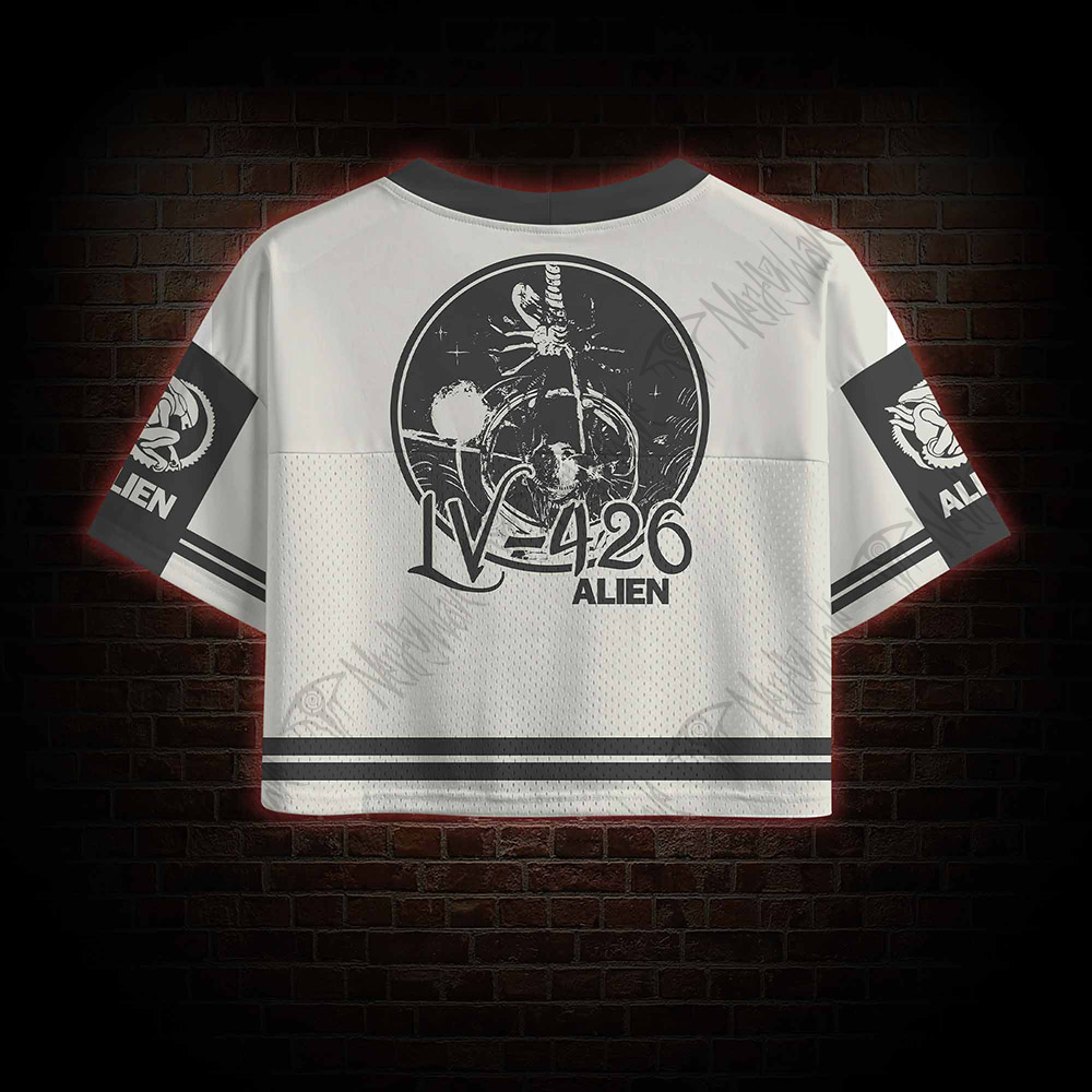 Retro Alien Crop Sports Jersey