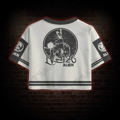 Retro Alien Crop Sports Jersey