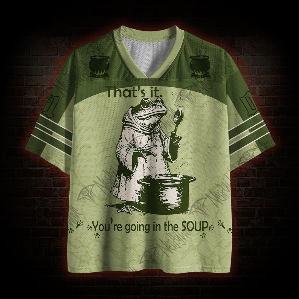 You're going in the Soup Mesh Jersey