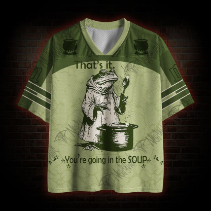 You're going in the Soup Mesh Jersey