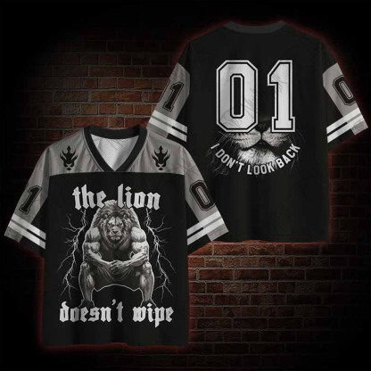 The Lion doesn't Wipe Mesh Jersey