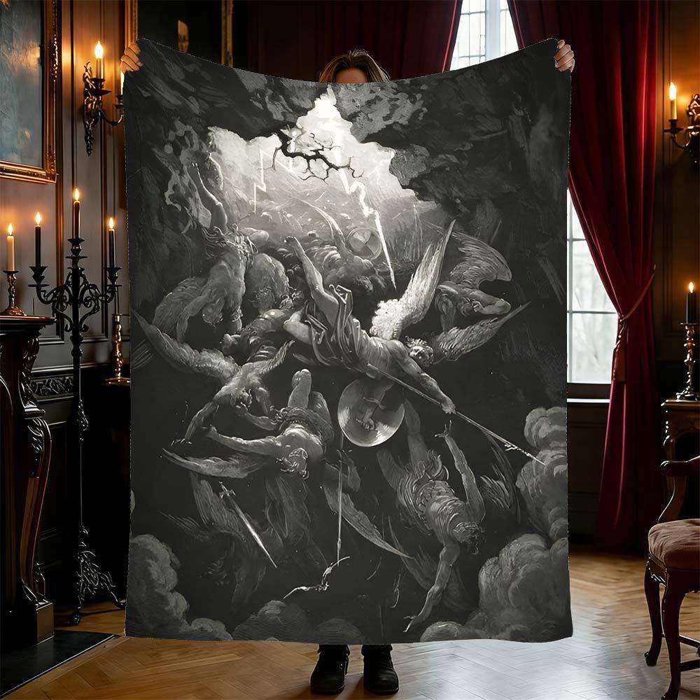 The Mouth of Hell Flannel Blanket