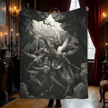 The Mouth of Hell Flannel Blanket