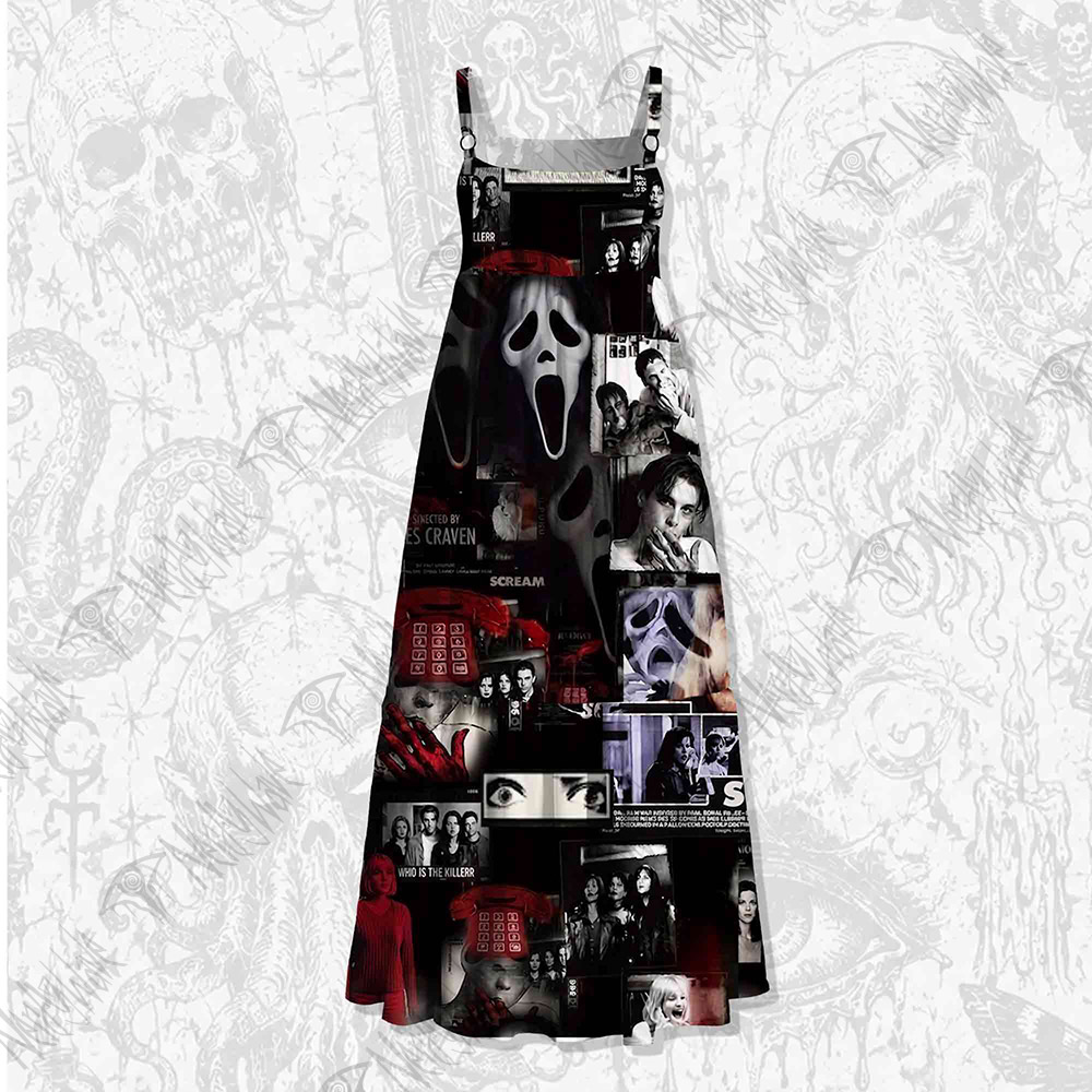 Never Answer the Phone  Wide Straps Maxi Dress