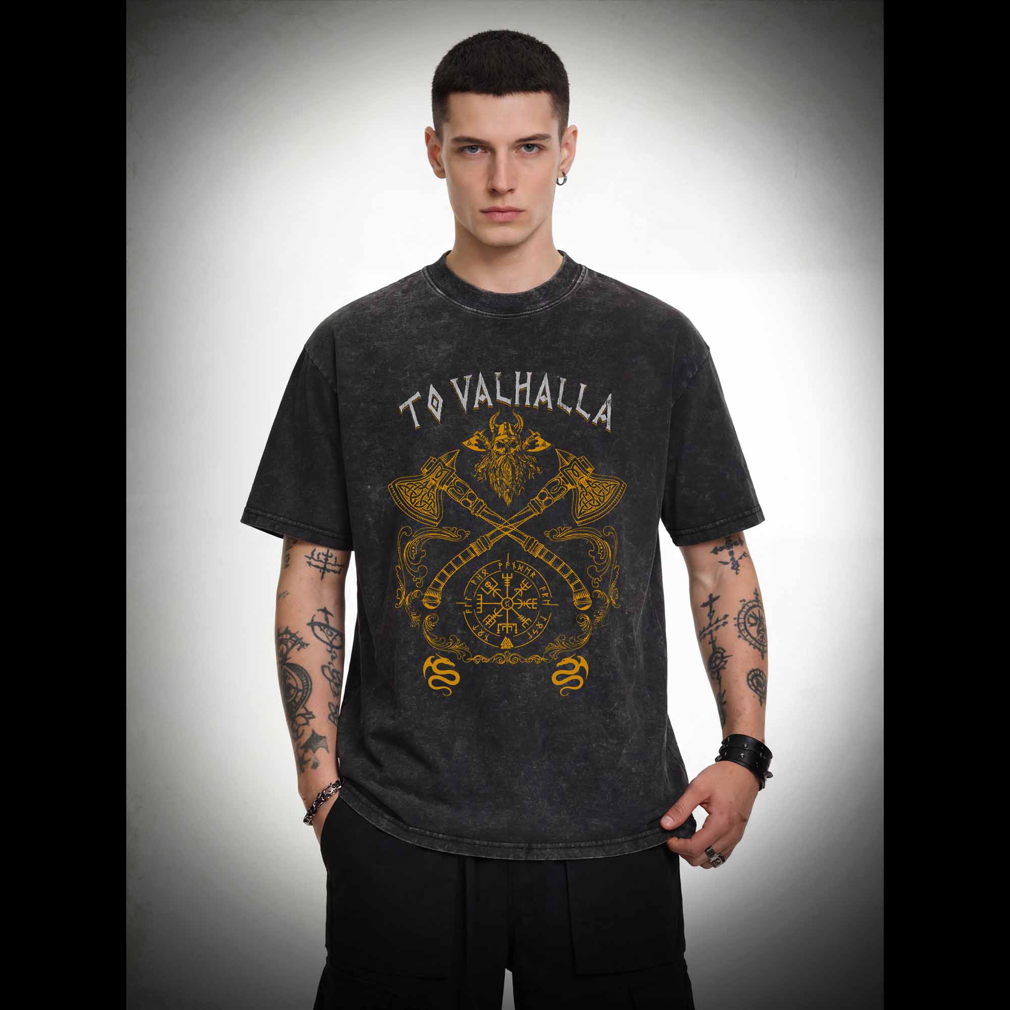 To Valhalla Washed T-shirt