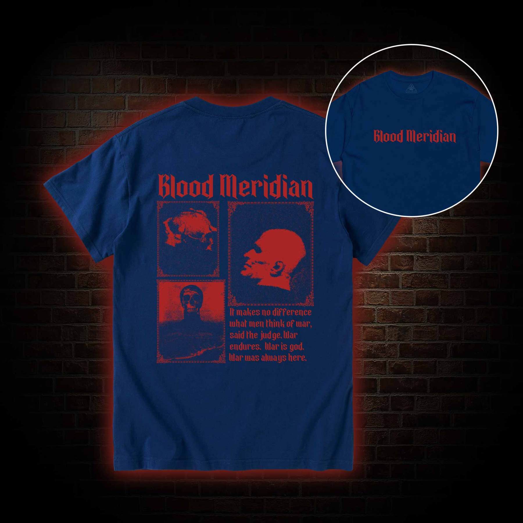 Blood Meridian Vintage Back Print T-Shirt