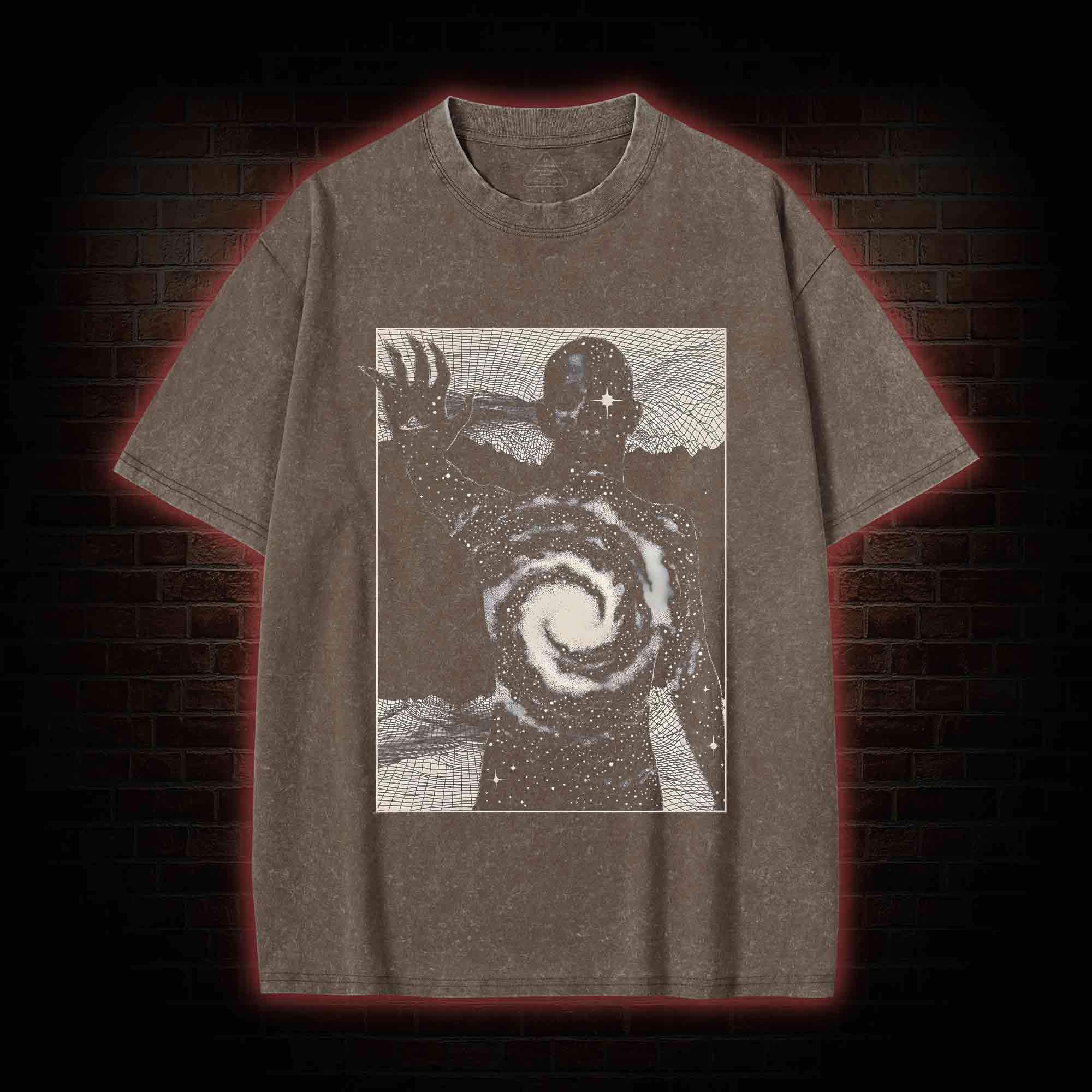 Cosmic Skeleton Washed T-shirt