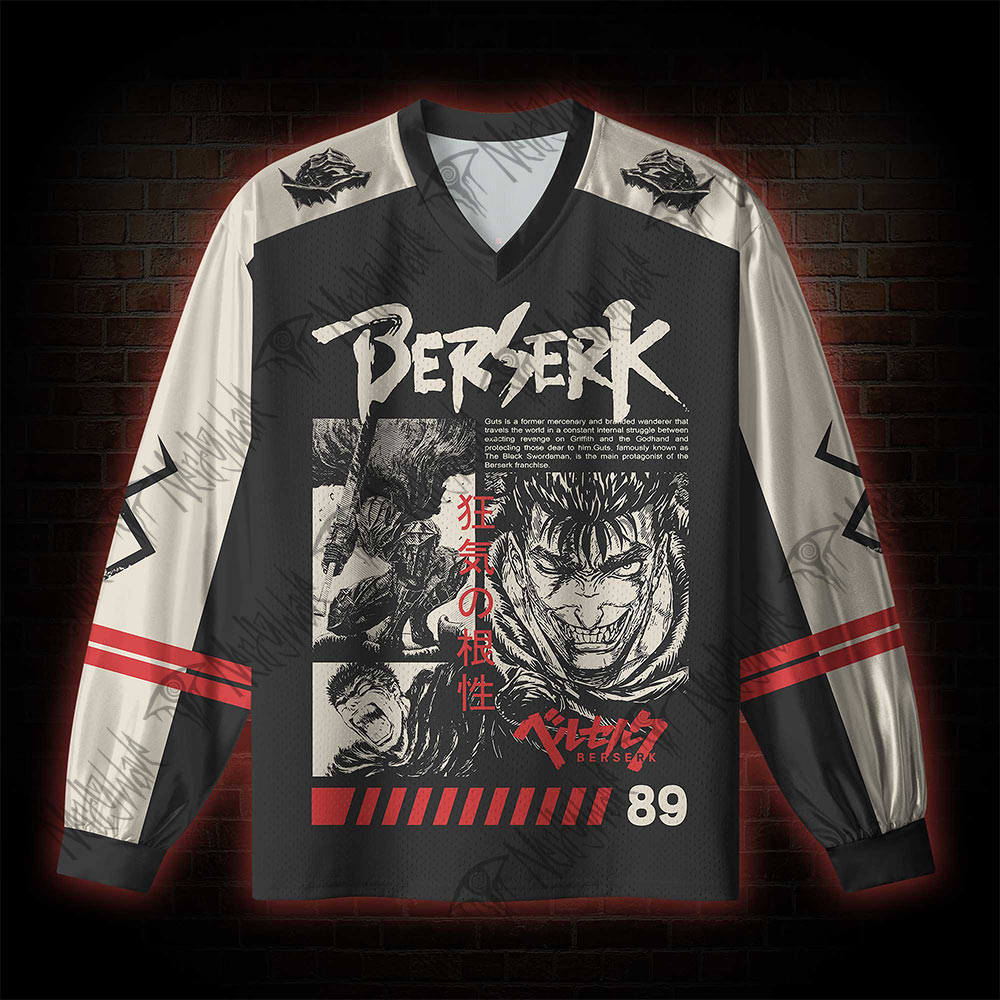 Struggle Contend Wriggle V-Neck Long Sleeve Jersey