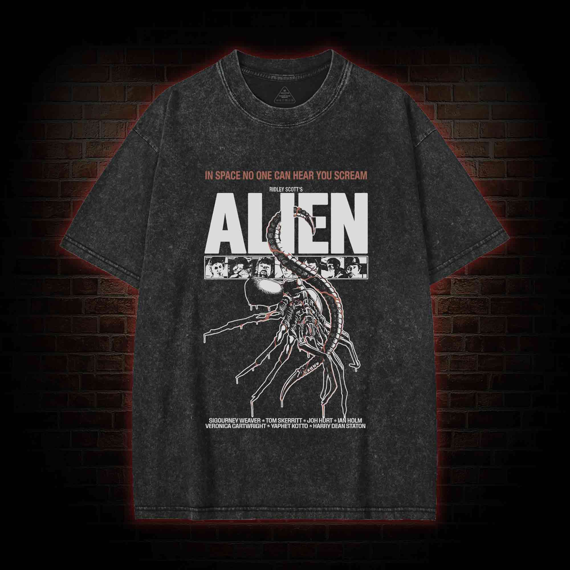 In Space No One can Hear You Scream Washed T-shirt