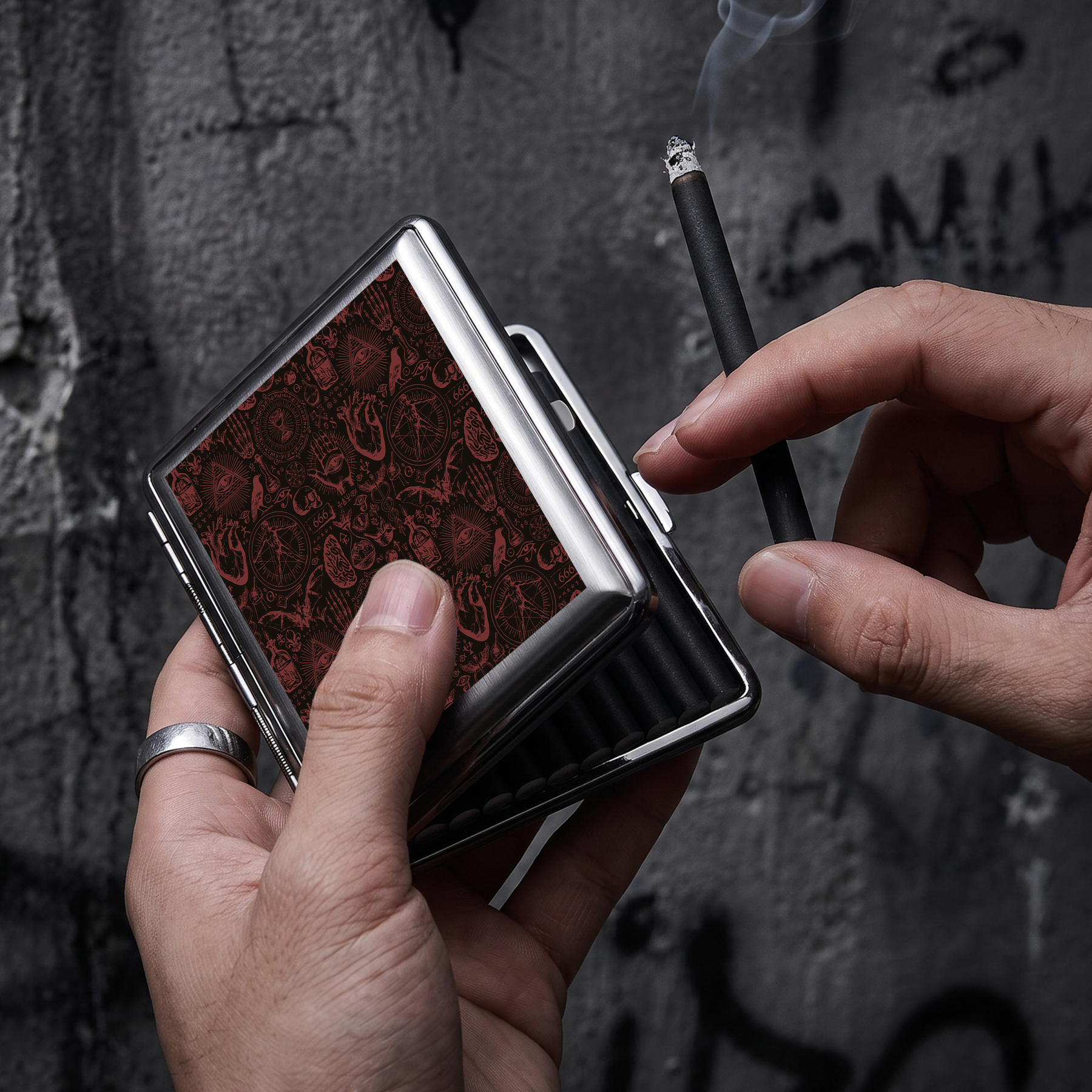 Alchemical Compressed Cigarette Box