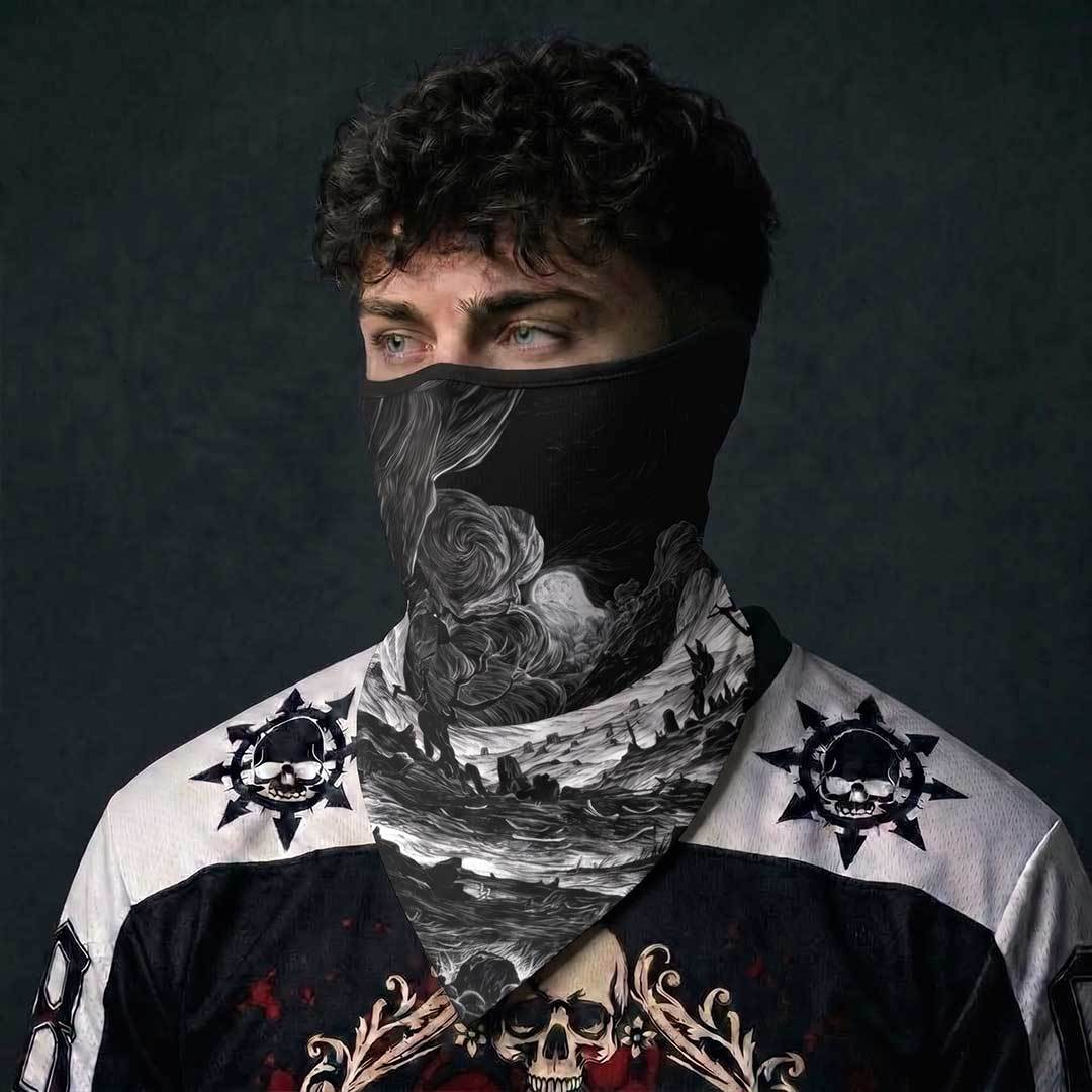 Graveyard Symphony Mesh Neck Gaiter