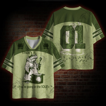 You're going in the Soup Mesh Jersey