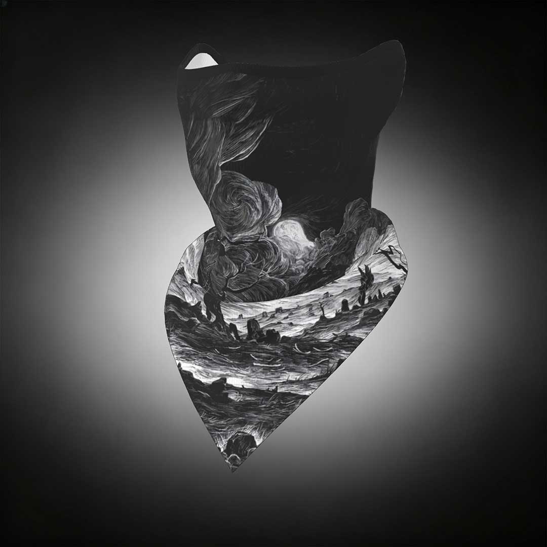 Graveyard Symphony Mesh Neck Gaiter