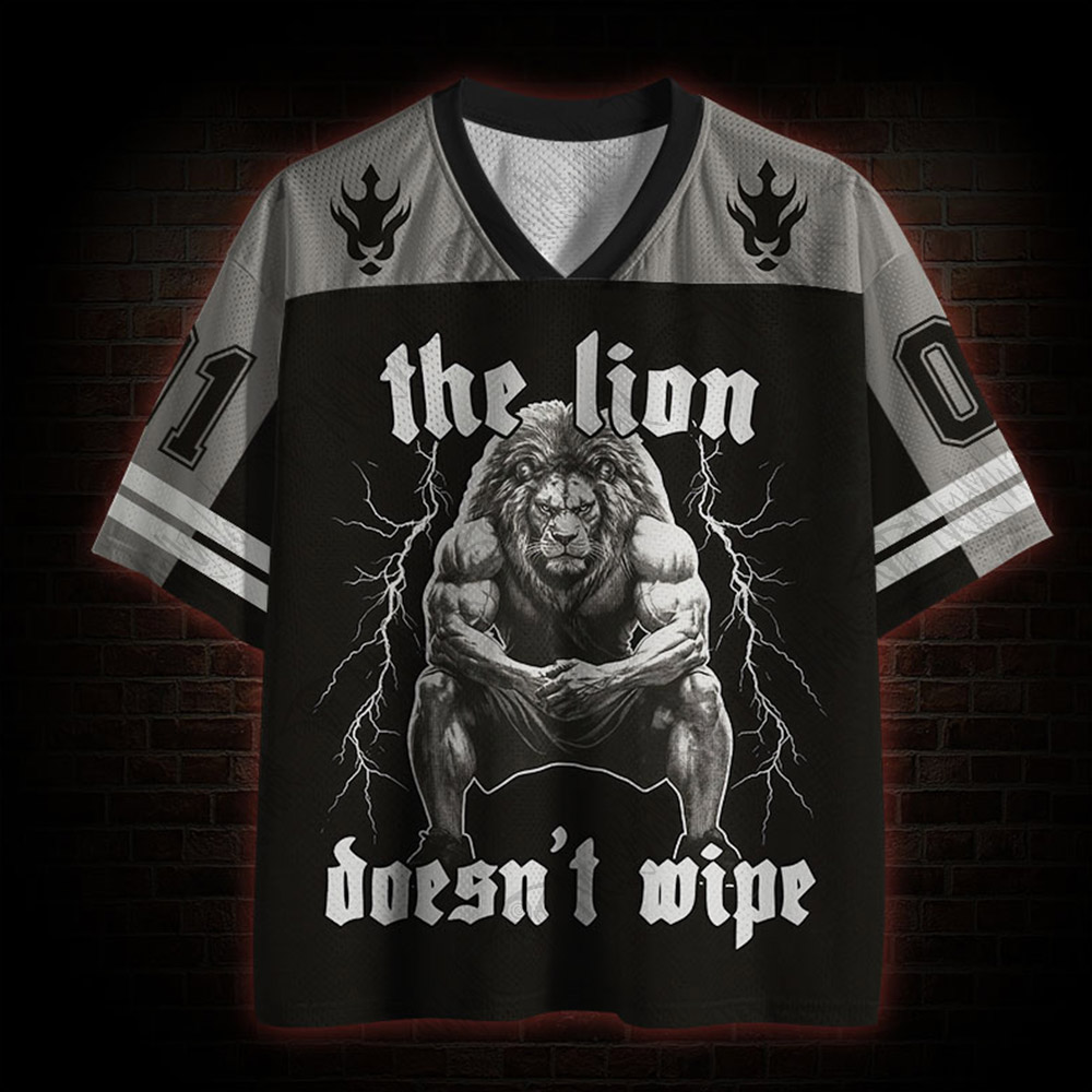 The Lion doesn't Wipe Mesh Jersey