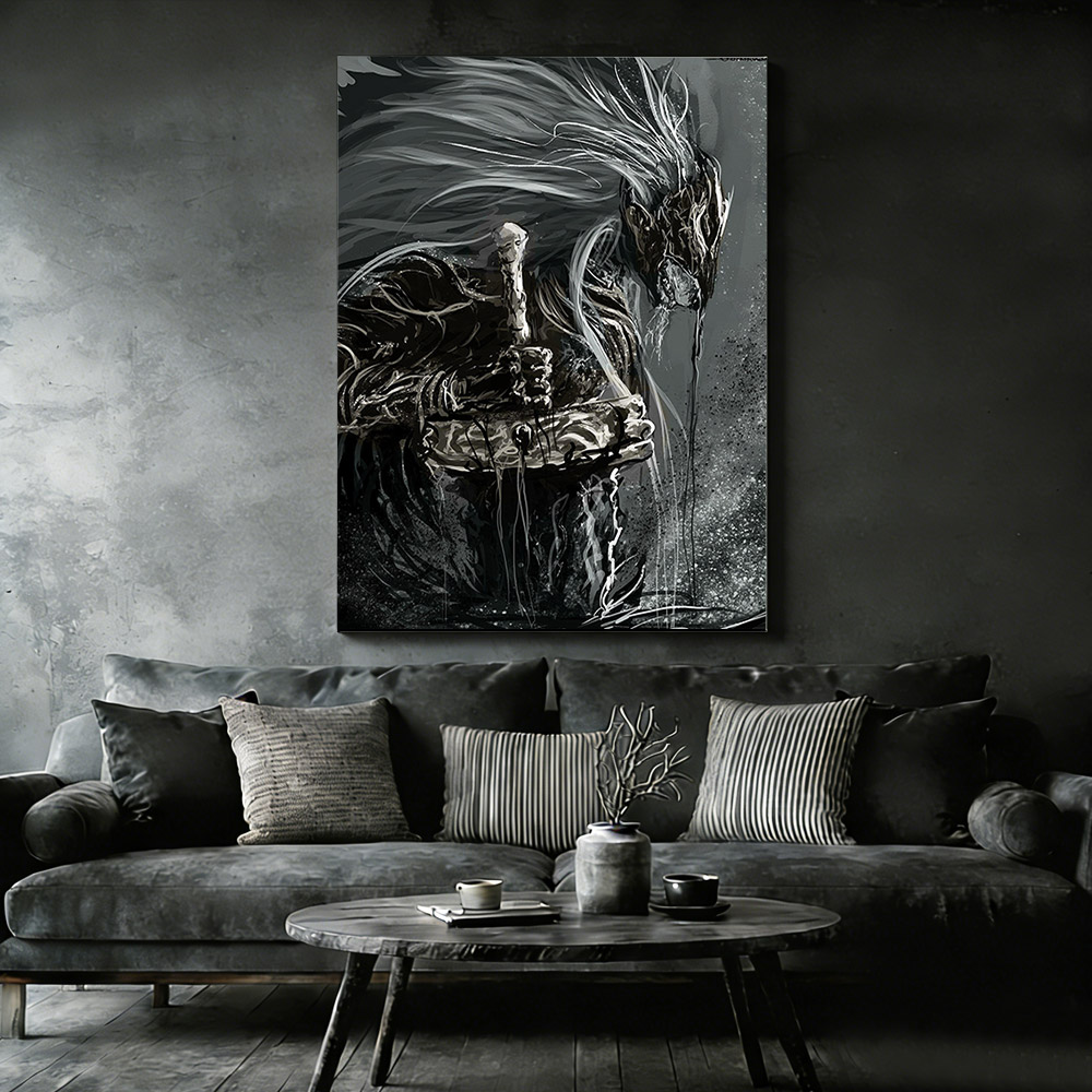 Rune of Death Canvas Print