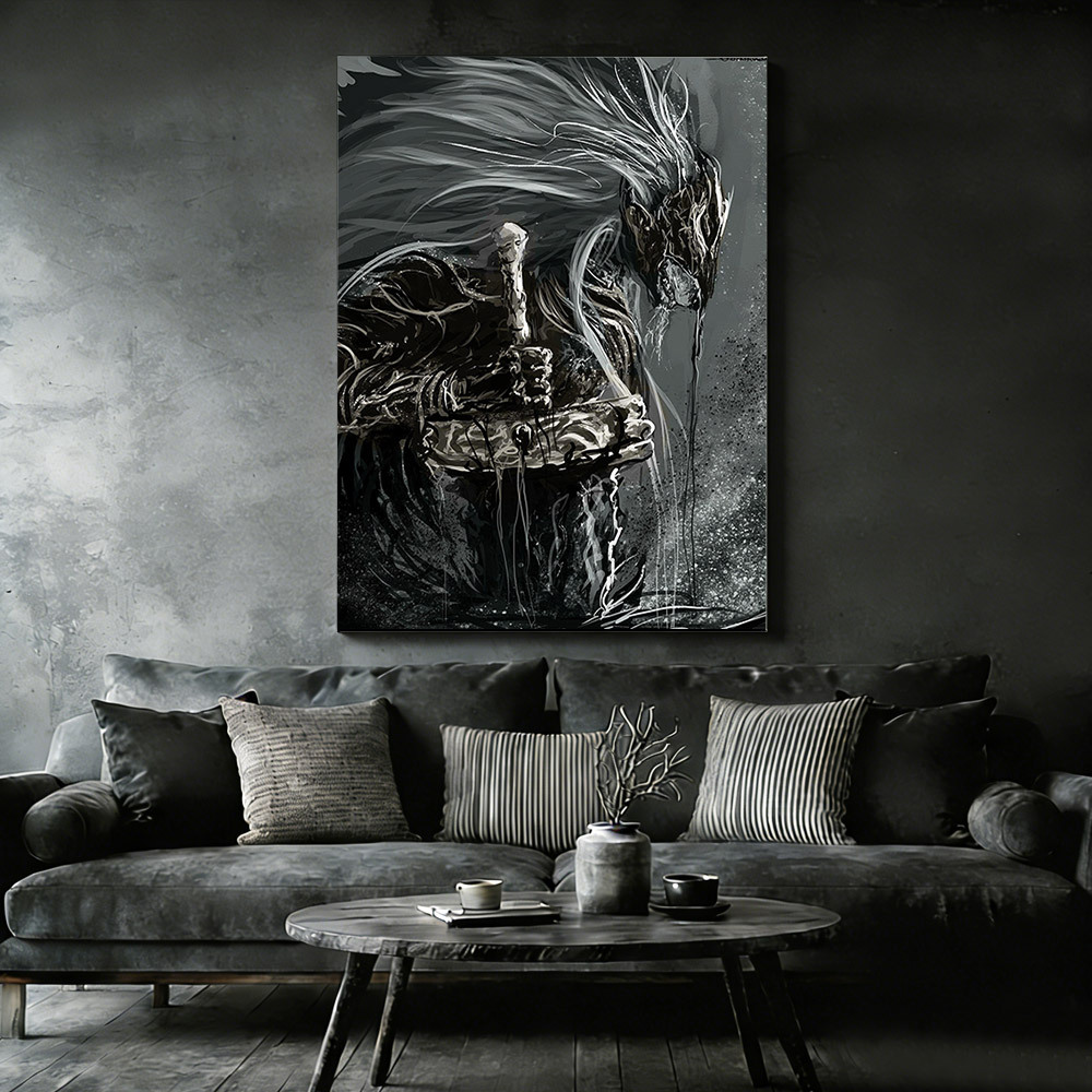 Rune of Death Canvas Print