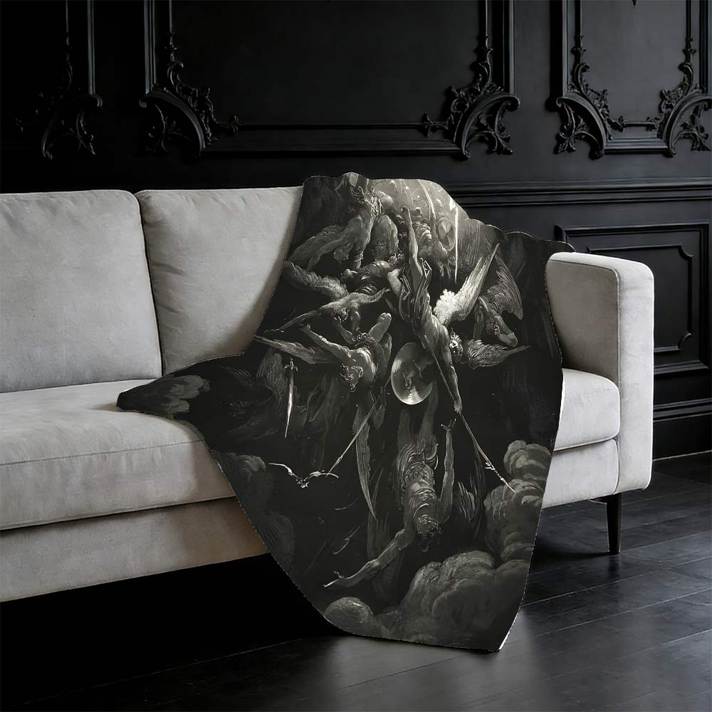 The Mouth of Hell Flannel Blanket