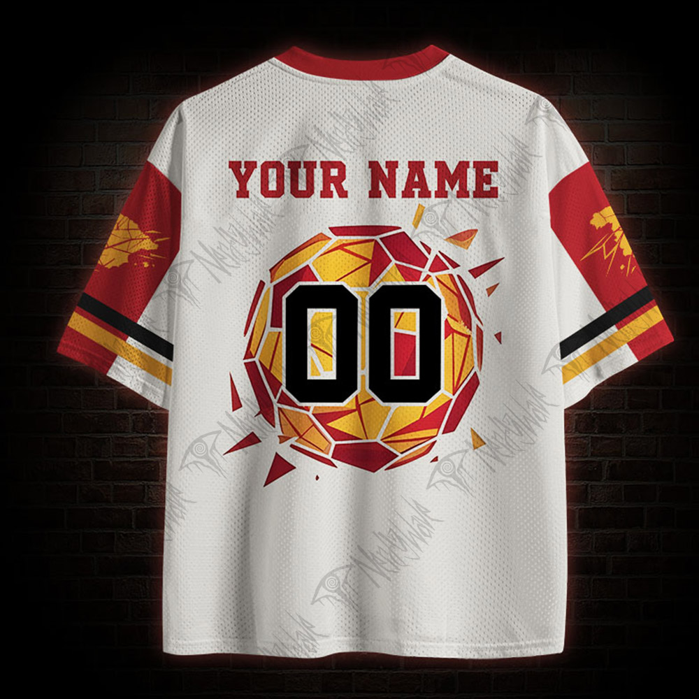 Personalized Spain 2026 Mesh Jersey