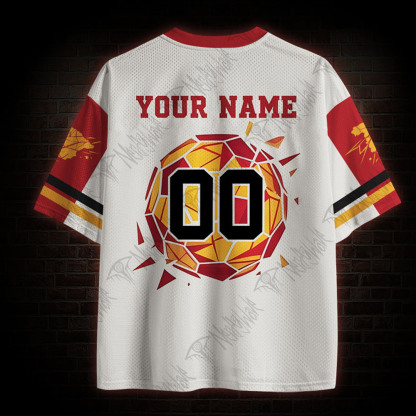 Personalized Spain 2026 Mesh Jersey