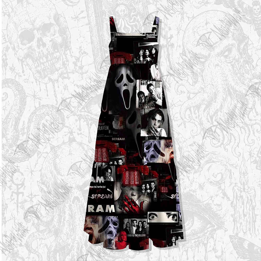 Never Answer the Phone  Wide Straps Maxi Dress