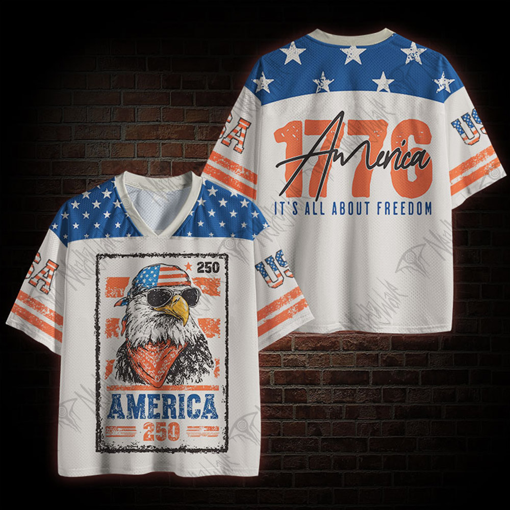 It's all about Freedom 4th Mesh Jersey