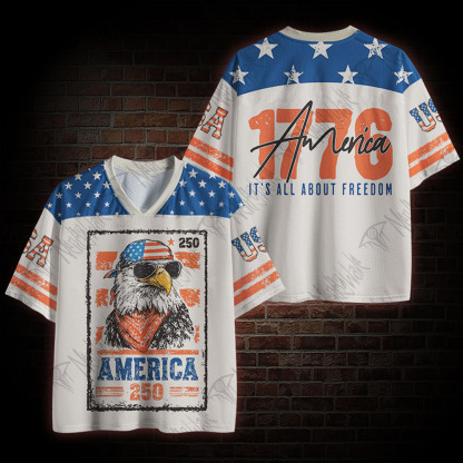It's all about Freedom 4th Mesh Jersey